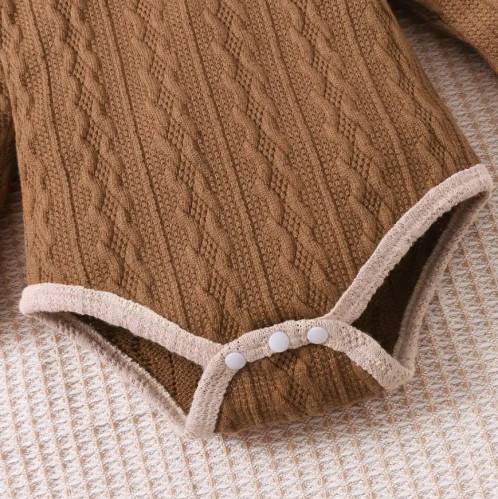 Костюм детский вязаный: боди и штаны арт. 1529993 Костюм детский вязаный: боди и штаны арт. 1529993