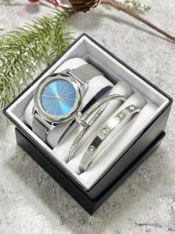 Набор женский: часы наручные и два браслета арт. 1544410