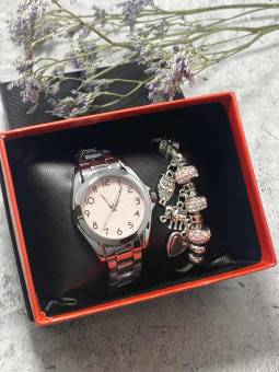 Набор женский: часы наручные и браслет арт. 1504911