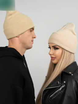 Шапка мужская двойная (free size) арт. 1567206