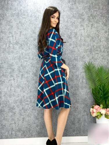 Платье женское с поясом арт. 1156971 Платье женское с поясом арт. 1156971