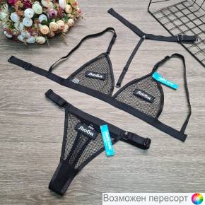 Комплект женского эротического белья: бюстгальтер и трусы арт. 1284371