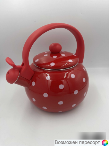 Чайник эмалированный 2,5 л. арт. 1258663 Чайник эмалированный 2,5 л. арт. 1258663
