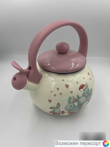 Чайник эмалированный 2,5 л. арт. 1258662 Чайник эмалированный 2,5 л. арт. 1258662