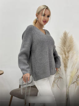 Пуловер женский (one size) 48-56 арт. 1565948