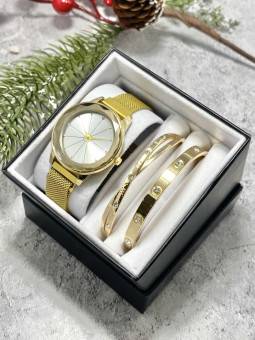 Набор женский: часы наручные и два браслета арт. 1544418