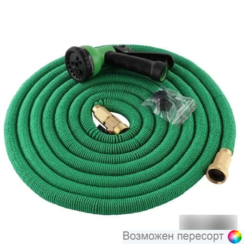 Поливочный саморастягивающийся шланг с распылителем Длина 10м.- 50м. арт. 1294555 Поливочный саморастягивающийся шланг с распылителем Длина 10м.- 50м. арт. 1294555