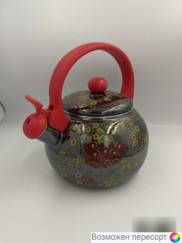 Чайник эмалированный 2,5 л. арт. 1258665 Чайник эмалированный 2,5 л. арт. 1258665