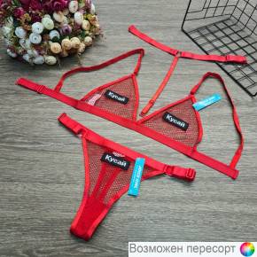 Комплект женского эротического белья: бюстгальтер и трусы арт. 1284362