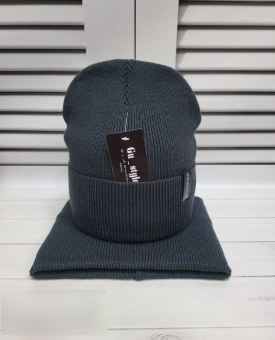 Комплект детский: шапка на флисе и снуд (5-15 лет) арт. 1556670