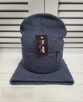 Комплект детский: шапка на флисе и снуд (5-15 лет) арт. 1556668