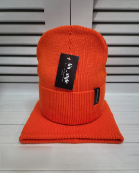 Комплект детский: шапка на флисе и снуд (5-15 лет) арт. 1556662