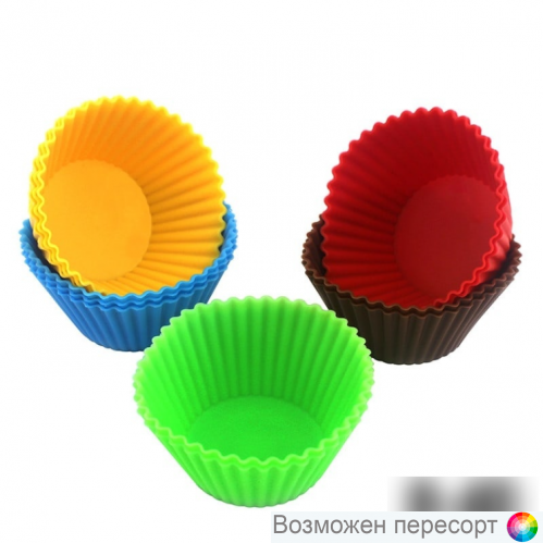 Силиконовые формочки для кексов и маффинов (12 шт.) арт. 1280119 Силиконовые формочки для кексов и маффинов (12 шт.) арт. 1280119