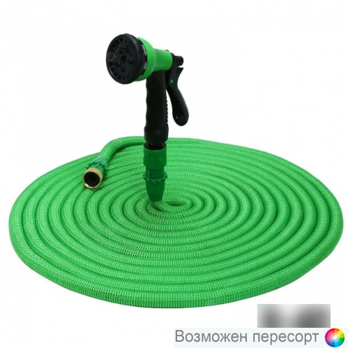 Поливочный саморастягивающийся шланг с распылителем Длина 10м.- 50м. арт. 1294555 Поливочный саморастягивающийся шланг с распылителем Длина 10м.- 50м. арт. 1294555