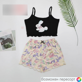 Пижама женская: топ и шорты арт. 1498407