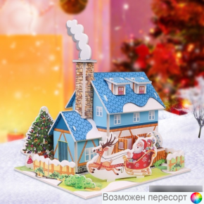 Новогодний 3D пазл конструктор арт. 1565265