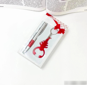 Подарочный набор: авторучка и брелок-открывашка арт. 1488936