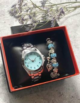 Набор женский: часы наручные и браслет арт. 1504905