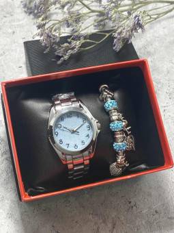 Набор женский: часы наручные и браслет арт. 1504908