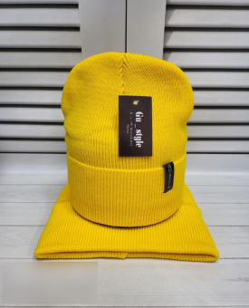 Комплект детский: шапка на флисе и снуд (5-15 лет) арт. 1556674