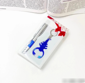 Подарочный набор: авторучка и брелок-открывашка арт. 1488932