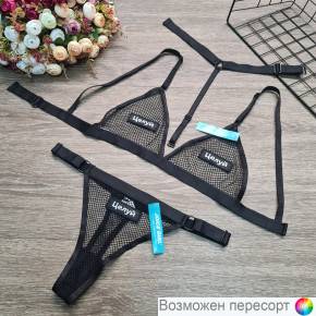 Комплект женского эротического белья: бюстгальтер и трусы арт. 1284355