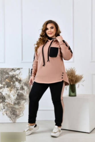 Костюм женский на флисе: толстовка и штаны арт. 1521044 Костюм женский на флисе: толстовка и штаны арт. 1521044