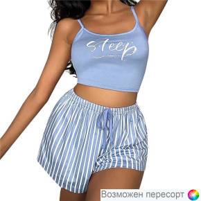 Пижама женская: топ и шорты арт. 1497426