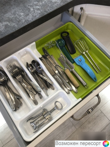 Лоток для столовых приборов раздвижной арт. 1270078 Лоток для столовых приборов раздвижной арт. 1270078