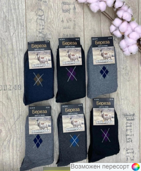 Носки мужские термо р. 41-47 (12 пар) арт. 1534336