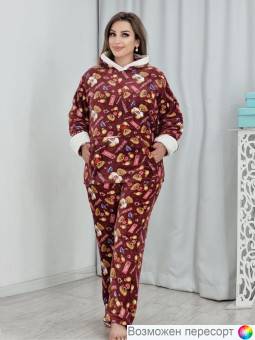 Пижама женская: кофта и штаны арт. 1525298