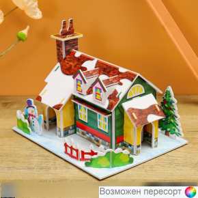 Новогодний 3D пазл конструктор арт. 1565277