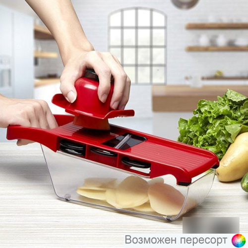 Универсальная фрукто-овощерезка с насадками арт. 1270033 Универсальная фрукто-овощерезка с насадками арт. 1270033