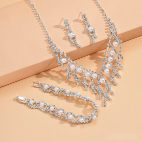 Набор женский: колье, серьги и браслет арт. 1539283