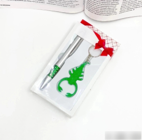 Подарочный набор: авторучка и брелок-открывашка арт. 1488925