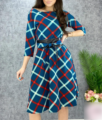 Платье женское с поясом арт. 1156971 Платье женское с поясом арт. 1156971