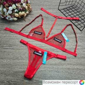 Комплект женского эротического белья: бюстгальтер и трусы арт. 1284366