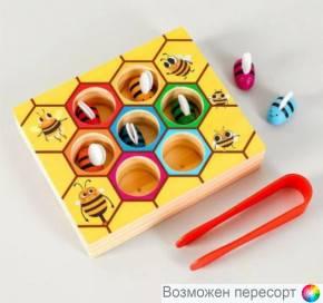 Развивающая игра «Достань и положи пчёлку» арт. 1497253