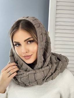 Хомут женский вязаный (65*35 см.) арт. 1566892