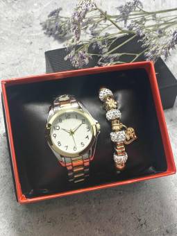 Набор женский: часы наручные и браслет арт. 1504903