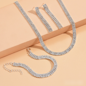 Набор женский: колье, серьги и браслет арт. 1539286