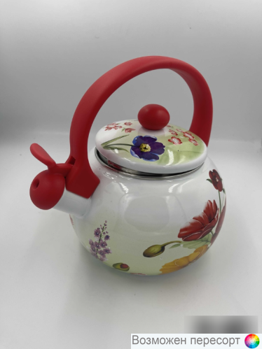 Чайник эмалированный 2,5 л. арт. 1258664 Чайник эмалированный 2,5 л. арт. 1258664