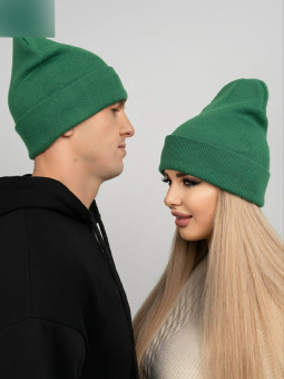 Шапка мужская двойная (free size) арт. 1567204