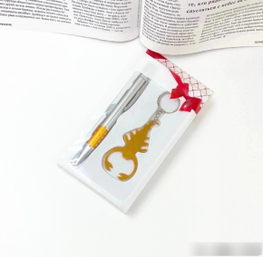 Подарочный набор: авторучка и брелок-открывашка арт. 1488938