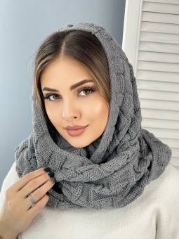 Хомут женский вязаный (65*35 см.) арт. 1566871